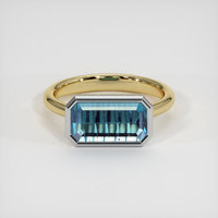 2.96 Ct. Gemstone Ring, 14K White & Yellow 1