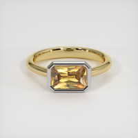 1.88 Ct. Gemstone Ring, 14K White & Yellow 1