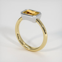 1.88 Ct. Gemstone Ring, 14K White & Yellow 2