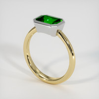 1.43 Ct. Gemstone Ring, 14K White & Yellow 2