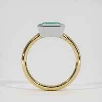 1.89 Ct. Emerald Ring, 18K White & Yellow 3