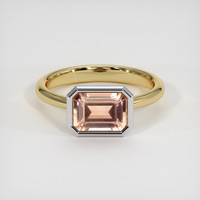 2.17 Ct. Gemstone Ring, 18K White & Yellow 1