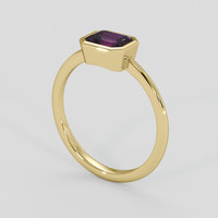 1.67 Ct. Purple Spinel Ring, 10K Yellow Gold 2