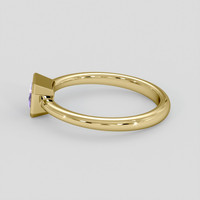 0.80 Ct. Purple Sapphire Ring, 10K Yellow Gold 4