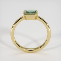 1.15 Ct. Green Sapphire Ring, 10K Yellow Gold 3