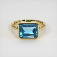 4.21 Ct. Gemstone Ring, 14K Yellow Gold 1