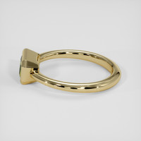 1.27 Ct. Greenish Yellow Sapphire Ring, 14K Yellow Gold 4