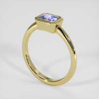 1.16 Ct. Violet Sapphire Ring, 14K Yellow Gold 2