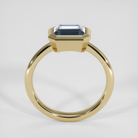 1.71 Ct. Purplish Blue Sapphire Ring, 14K Yellow Gold 3