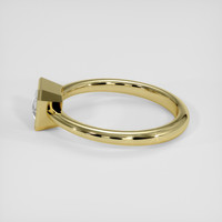 0.79 Ct. White Sapphire Ring, 14K Yellow Gold 4