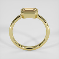 1.40 Ct. Peach Sapphire Ring, 14K Yellow Gold 3