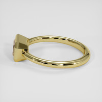 1.40 Ct. Peach Sapphire Ring, 14K Yellow Gold 4