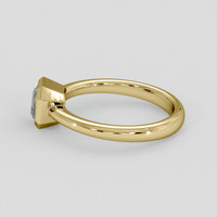1.01 Ct. Greenish Brown Sapphire Ring, 14K Yellow Gold 4