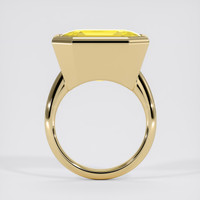 16.34 Ct. Yellow Sapphire Ring, 14K Yellow Gold 3