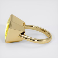 16.34 Ct. Yellow Sapphire Ring, 14K Yellow Gold 4