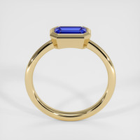 1.20 Ct. Blue Sapphire Ring, 18K Yellow Gold 3