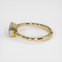 1.20 Ct. Blue Sapphire Ring, 18K Yellow Gold 4