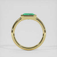 1.14 Ct. Emerald Ring, 18K Yellow Gold 3