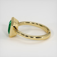 1.48 Ct. Emerald Ring, 18K Yellow Gold 4