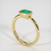 1.98 Ct. Emerald Ring, 18K Yellow Gold 2