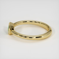 0.32 Ct. Emerald Ring, 18K Yellow Gold 4