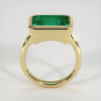 4.87 Ct. Emerald Ring, 18K Yellow Gold 3