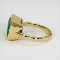 4.87 Ct. Emerald Ring, 18K Yellow Gold 4