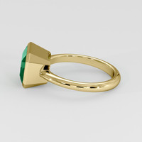3.75 Ct. Emerald Ring, 18K Yellow Gold 4