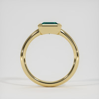 0.95 Ct. Emerald Ring, 18K Yellow Gold 3