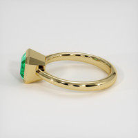 1.27 Ct. Emerald Ring, 18K Yellow Gold 4