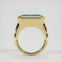 10.05 Ct. Emerald Ring, 18K Yellow Gold 3