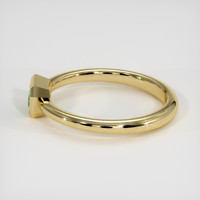 0.33 Ct. Emerald Ring, 18K Yellow Gold 4
