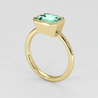 2.56 Ct. Emerald Ring, 18K Yellow Gold 2