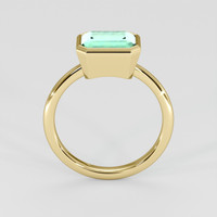 2.56 Ct. Emerald Ring, 18K Yellow Gold 3