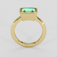 1.62 Ct. Emerald Ring, 18K Yellow Gold 3