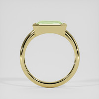 3.51 Ct. Green Grossular Garnet Ring, 18K Yellow Gold 3