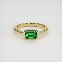 1.04 Ct. Gemstone Ring, 18K Yellow Gold 1
