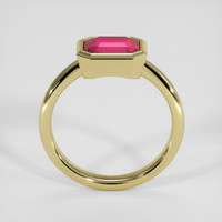 2.04 Ct. Pinkish Red Ruby Ring, 18K Yellow Gold 3