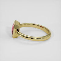 1.53 Ct. Padparadscha Sapphire Ring, 18K Yellow Gold 4