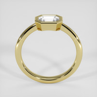 0.78 Ct. White Sapphire Ring, 18K Yellow Gold 3