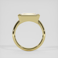 5.02 Ct. Peach Sapphire Ring, 18K Yellow Gold 3