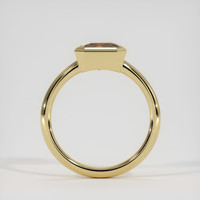 2.02 Ct. Orangish Brown Sapphire Ring, 18K Yellow Gold 3