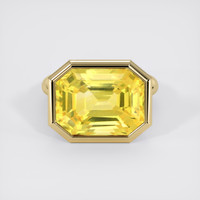 16.34 Ct. Yellow Sapphire Ring, 18K Yellow Gold 1