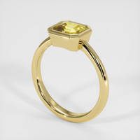 2.05 Ct. Yellow Sapphire Ring, 18K Yellow Gold 2