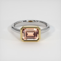 2.17 Ct. Gemstone Ring, 14K Yellow & White 1