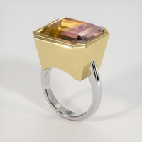 21.99 Ct. Gemstone Ring, 14K Yellow & White 2