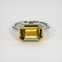 4.13 Ct. Gemstone Ring, 14K Yellow & White 1