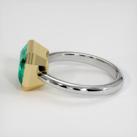 3.32 Ct. Emerald Ring, 18K Yellow & White 4