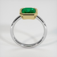 1.48 Ct. Emerald Ring, 18K Yellow & White 3