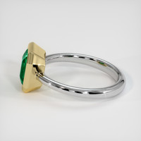 1.48 Ct. Emerald Ring, 18K Yellow & White 4